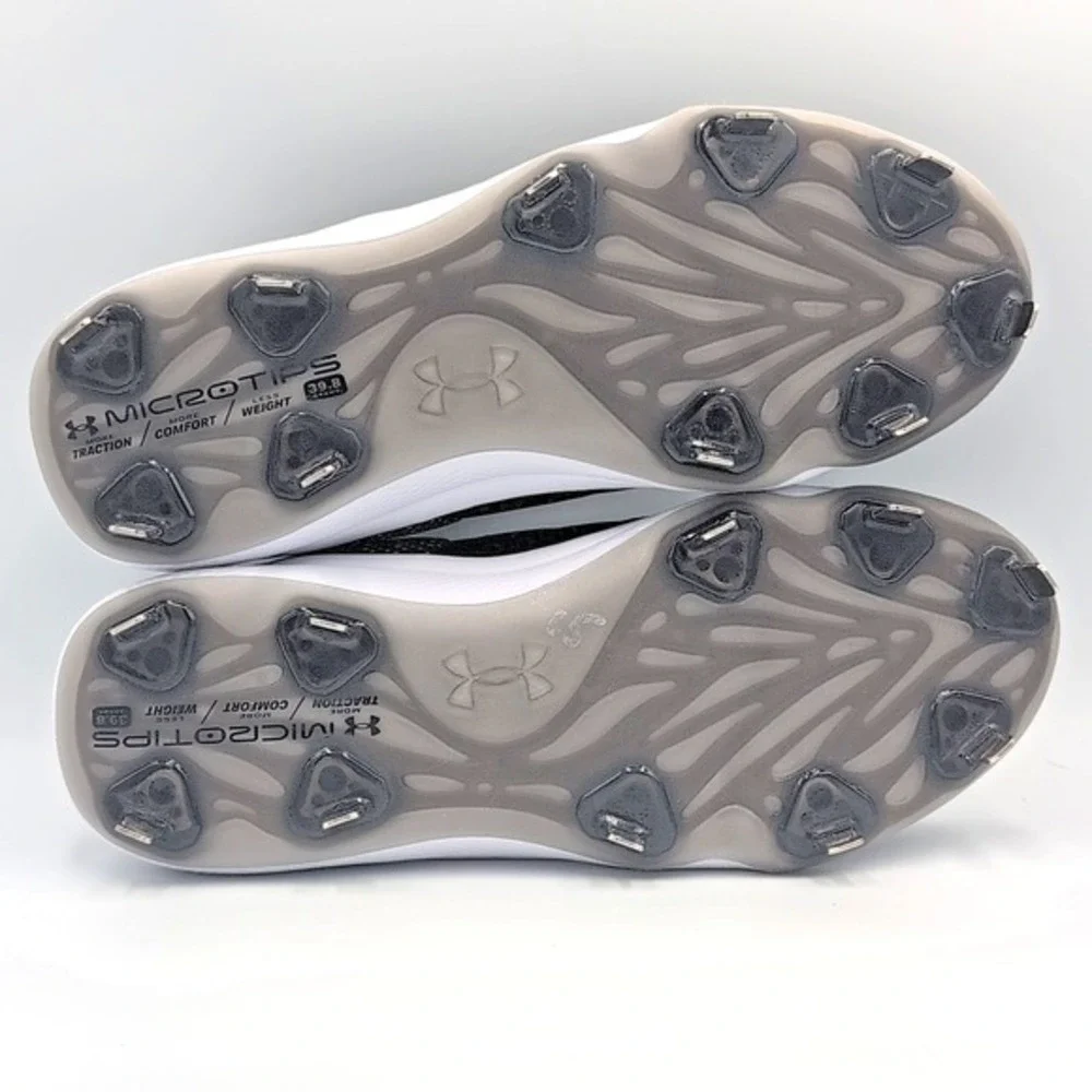 Under Armour Glyde 2.0‎ Shoes Women's 8 Metal Fastpitch Softball Cleats Black UA
